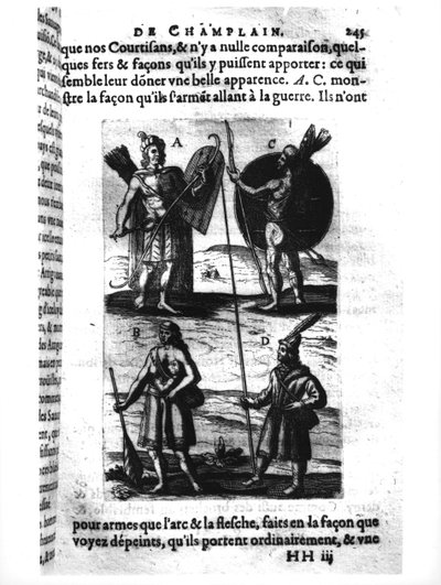 Iroquois van Nieuw-Frankrijk, uit 